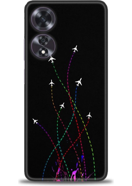 Oppo A60 Kılıf Hd Baskılı Kılıf + Seramik Tam Kaplayan Ekran Koruyucu 388