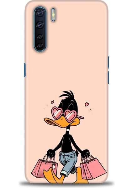 Oppo A91 Kılıf Hd Baskılı Kılıf + Seramik Tam Kaplayan Ekran Koruyucu 405