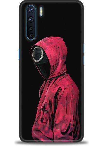 Oppo A91 Kılıf Hd Baskılı Kılıf + Seramik Tam Kaplayan Ekran Koruyucu 282