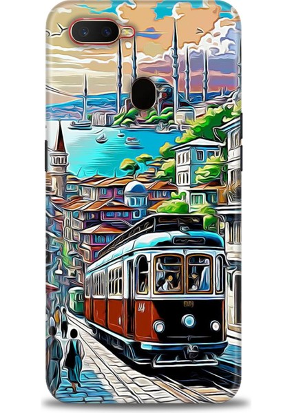 Oppo Ax7 Kılıf Hd Baskılı Kılıf + Seramik Tam Kaplayan Ekran Koruyucu 225