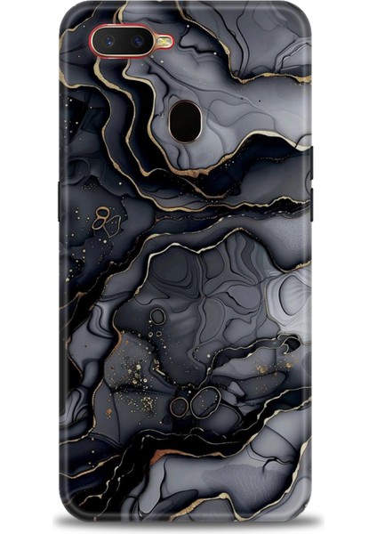 Oppo Ax7 Kılıf Hd Baskılı Kılıf + Seramik Tam Kaplayan Ekran Koruyucu 314