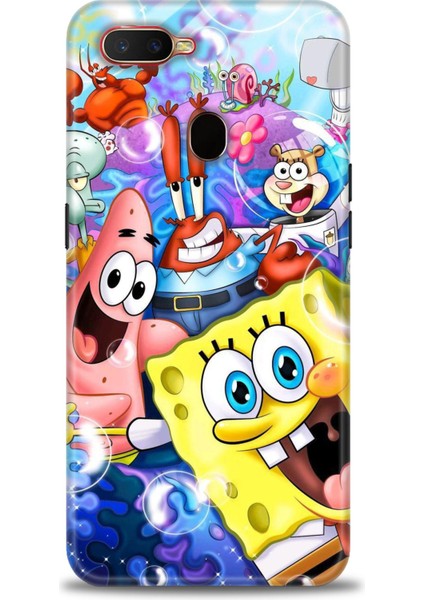 Oppo Ax7 Kılıf Hd Baskılı Kılıf + Seramik Tam Kaplayan Ekran Koruyucu 455