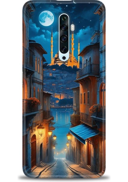 Oppo Reno 2z Kılıf Hd Baskılı Kılıf + Seramik Tam Kaplayan Ekran Koruyucu 221