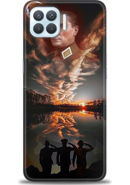Oppo Reno 4 Lite Kılıf Hd Baskılı Kılıf + Seramik Tam Kaplayan Ekran Koruyucu 26