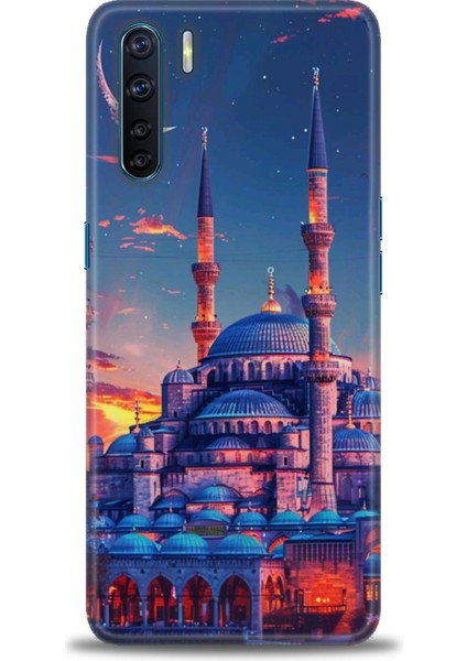 Oppo A91 Kılıf Hd Baskılı Kılıf + Seramik Tam Kaplayan Ekran Koruyucu 227