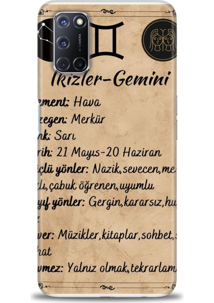 Oppo A92 Kılıf Hd Baskılı Kılıf + Seramik Tam Kaplayan Ekran Koruyucu 471