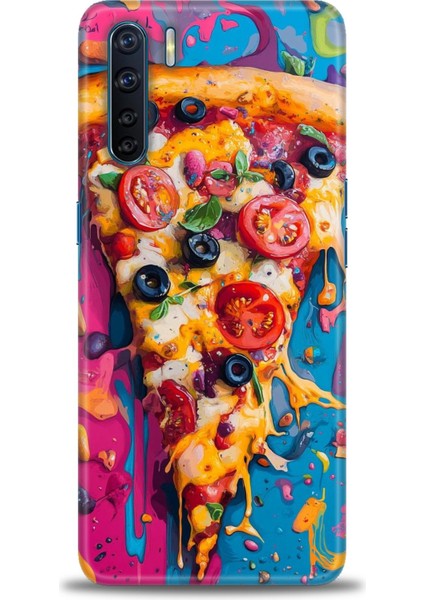 Oppo A91 Kılıf Hd Baskılı Kılıf + Seramik Tam Kaplayan Ekran Koruyucu 450
