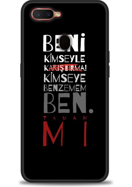 Oppo Ax7 Kılıf Hd Baskılı Kılıf + Seramik Tam Kaplayan Ekran Koruyucu 396