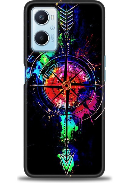 Oppo A96 4g Kılıf Hd Baskılı Kılıf + Seramik Tam Kaplayan Ekran Koruyucu 86