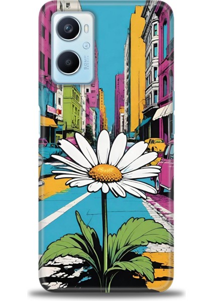 Oppo A96 4g Kılıf Hd Baskılı Kılıf + Seramik Tam Kaplayan Ekran Koruyucu 443