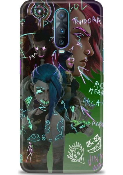 Oppo RX17 Pro Kılıf Hd Baskılı Kılıf + Seramik Tam Kaplayan Ekran Koruyucu 272