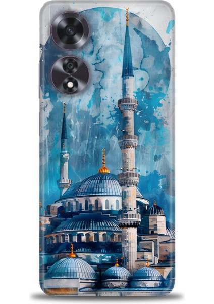 Oppo A60 Kılıf Hd Baskılı Kılıf + Seramik Tam Kaplayan Ekran Koruyucu 228