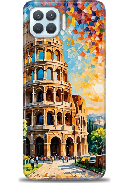 Oppo A73 Kılıf Hd Baskılı Kılıf + Seramik Tam Kaplayan Ekran Koruyucu 262