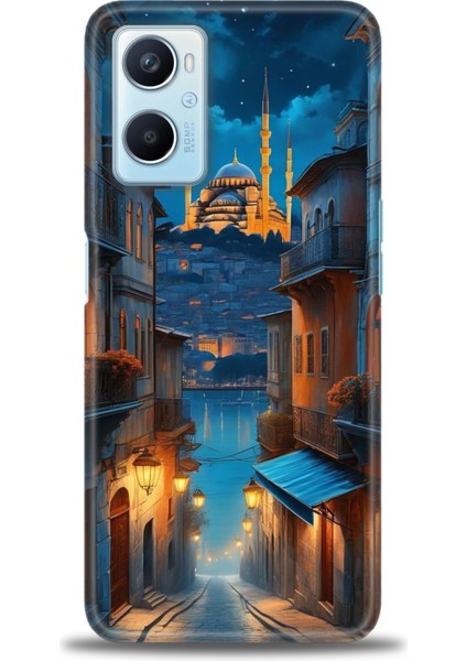 Oppo A96 4g Kılıf Hd Baskılı Kılıf + Seramik Tam Kaplayan Ekran Koruyucu 221