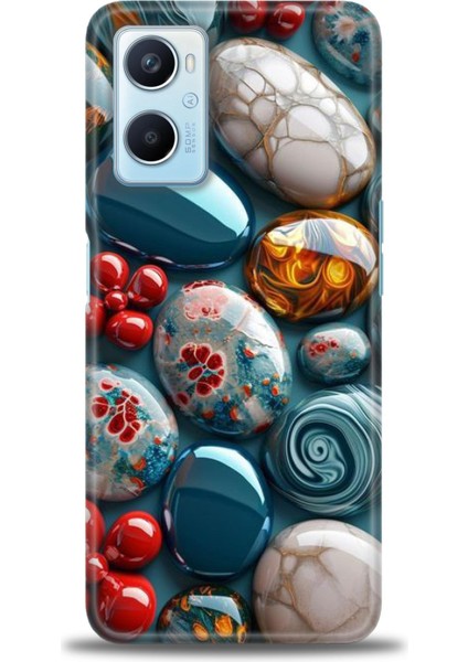 Oppo A96 4g Kılıf Hd Baskılı Kılıf + Seramik Tam Kaplayan Ekran Koruyucu 349