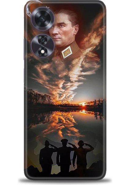 Oppo A60 Kılıf Hd Baskılı Kılıf + Seramik Tam Kaplayan Ekran Koruyucu 26