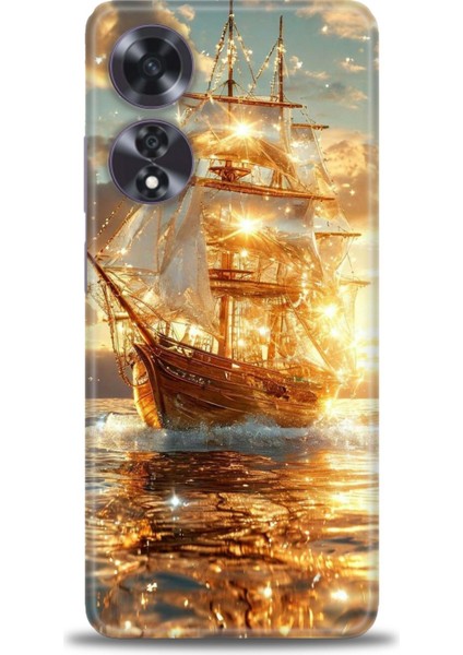 Oppo A60 Kılıf Hd Baskılı Kılıf + Seramik Tam Kaplayan Ekran Koruyucu 234