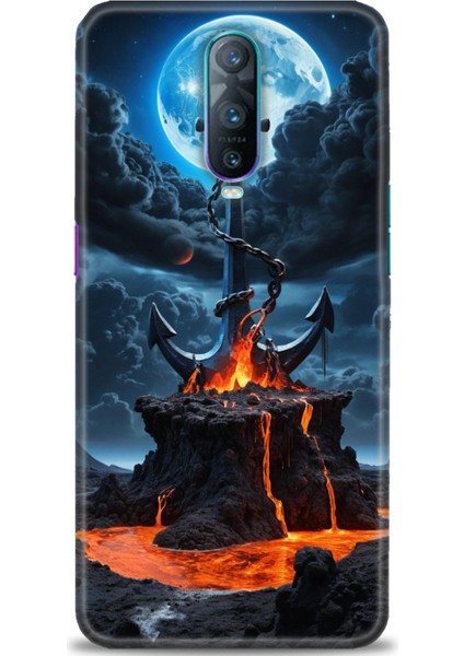 Oppo RX17 Pro Kılıf Hd Baskılı Kılıf + Seramik Tam Kaplayan Ekran Koruyucu 240