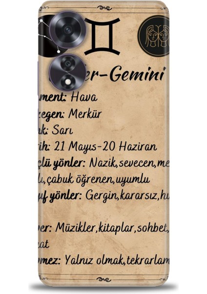Oppo A60 Kılıf Hd Baskılı Kılıf + Seramik Tam Kaplayan Ekran Koruyucu 471