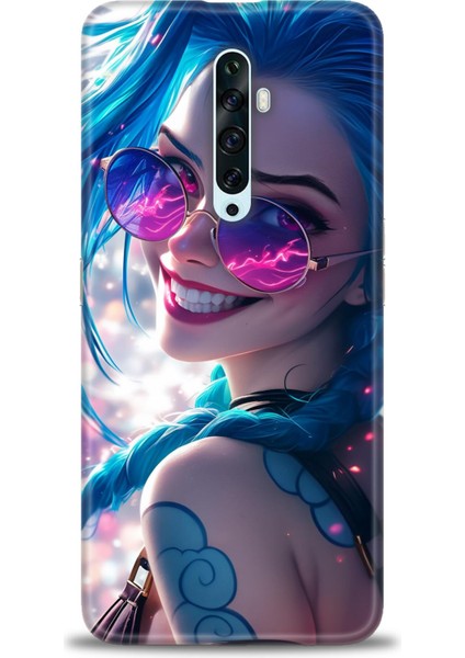 Oppo Reno 2z Kılıf Hd Baskılı Kılıf + Seramik Tam Kaplayan Ekran Koruyucu 274