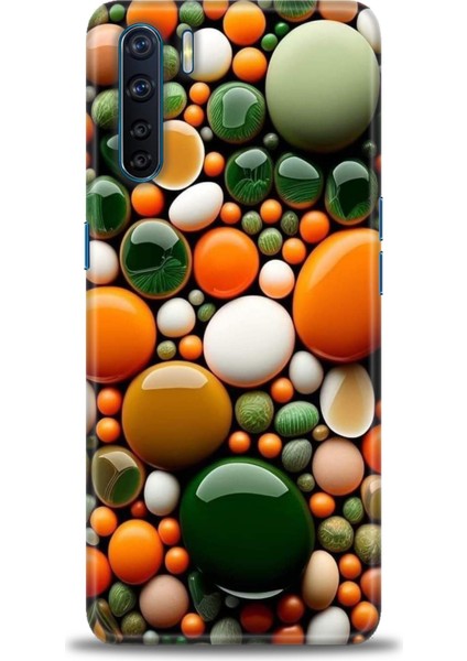 Oppo A91 Kılıf Hd Baskılı Kılıf + Seramik Tam Kaplayan Ekran Koruyucu 348