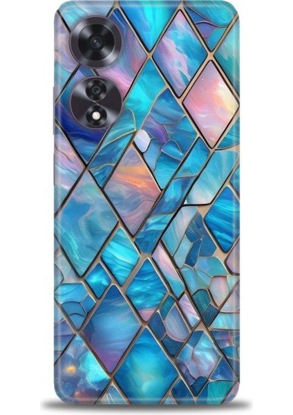 Oppo A60 Kılıf Hd Baskılı Kılıf + Seramik Tam Kaplayan Ekran Koruyucu 338
