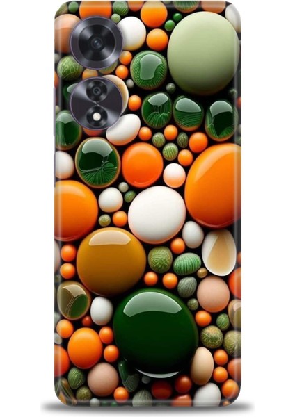 Oppo A60 Kılıf Hd Baskılı Kılıf + Seramik Tam Kaplayan Ekran Koruyucu 348