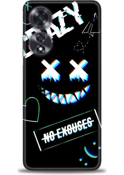 Oppo A60 Kılıf Hd Baskılı Kılıf + Seramik Tam Kaplayan Ekran Koruyucu 356