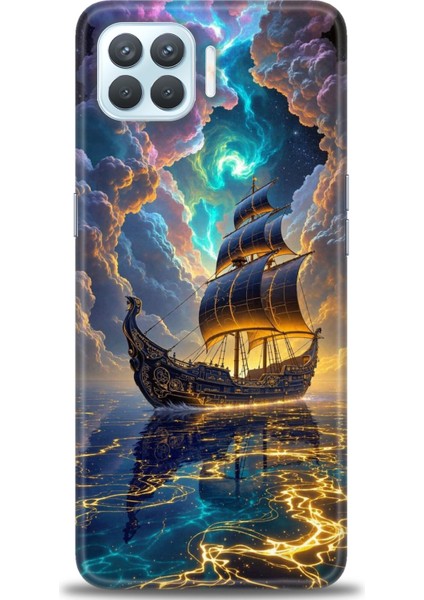 Oppo Reno 4 Lite Kılıf Hd Baskılı Kılıf + Seramik Tam Kaplayan Ekran Koruyucu 233