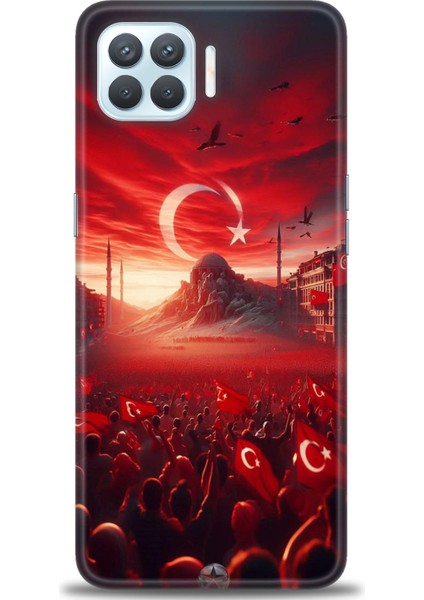 Oppo A73 Kılıf Hd Baskılı Kılıf + Seramik Tam Kaplayan Ekran Koruyucu 39