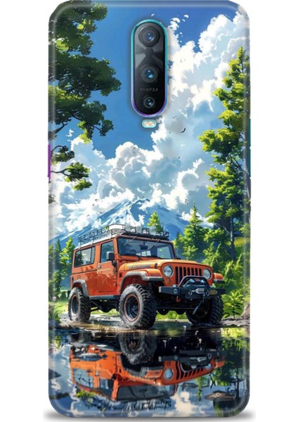 Oppo RX17 Pro Kılıf Hd Baskılı Kılıf + Seramik Tam Kaplayan Ekran Koruyucu 107