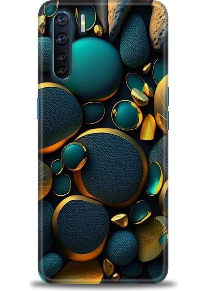 Oppo A91 Kılıf Hd Baskılı Kılıf + Seramik Tam Kaplayan Ekran Koruyucu 345