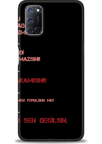 Oppo A72 Kılıf Hd Baskılı Kılıf + Seramik Tam Kaplayan Ekran Koruyucu 391