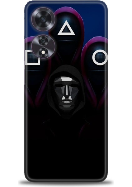 Oppo A60 Kılıf Hd Baskılı Kılıf + Seramik Tam Kaplayan Ekran Koruyucu 283