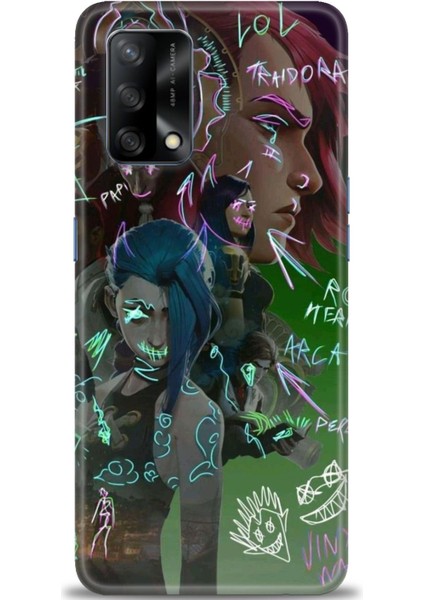 Oppo A74 Kılıf Hd Baskılı Kılıf + Seramik Tam Kaplayan Ekran Koruyucu 272