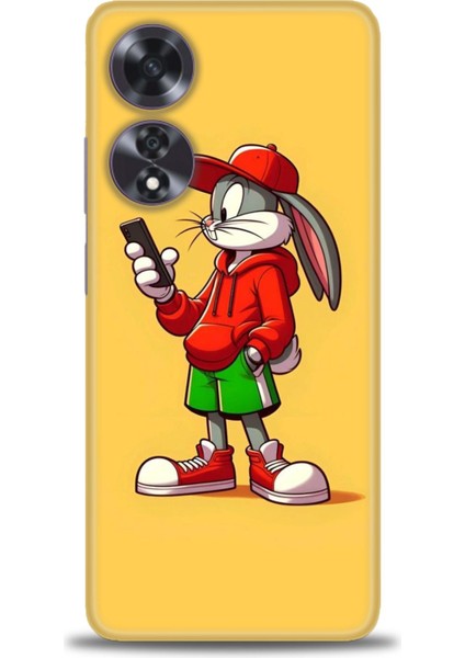 Oppo A60 Kılıf Hd Baskılı Kılıf + Seramik Tam Kaplayan Ekran Koruyucu 401