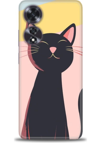 Oppo A60 Kılıf Hd Baskılı Kılıf + Seramik Tam Kaplayan Ekran Koruyucu 66