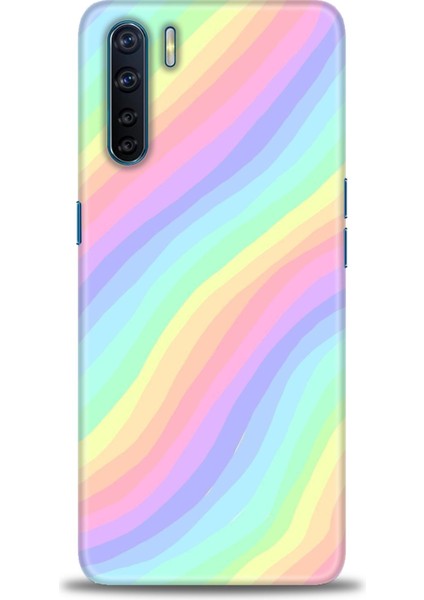 Oppo A91 Kılıf Hd Baskılı Kılıf + Seramik Tam Kaplayan Ekran Koruyucu 427
