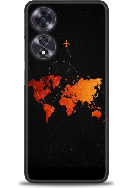 Oppo A60 Kılıf Hd Baskılı Kılıf + Seramik Tam Kaplayan Ekran Koruyucu 384