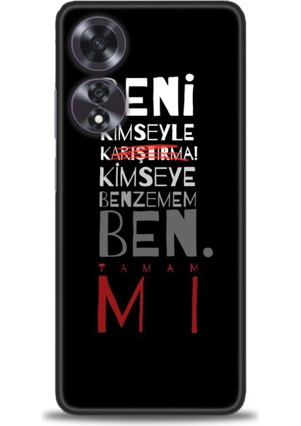 Oppo A60 Kılıf Hd Baskılı Kılıf + Seramik Tam Kaplayan Ekran Koruyucu 396