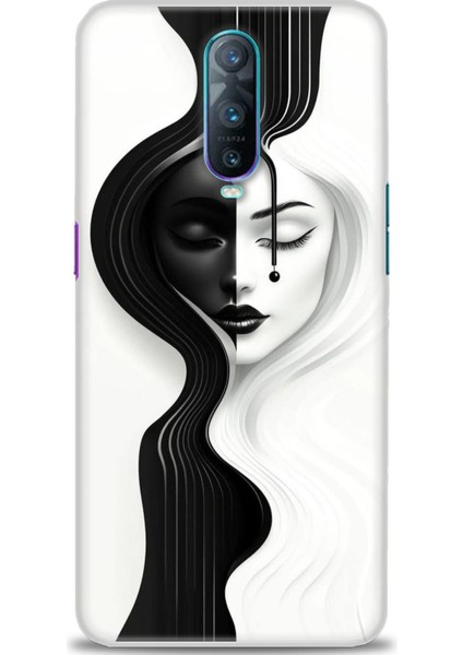 Oppo RX17 Pro Kılıf Hd Baskılı Kılıf + Seramik Tam Kaplayan Ekran Koruyucu 144