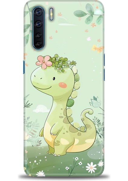 Oppo A91 Kılıf Hd Baskılı Kılıf + Seramik Tam Kaplayan Ekran Koruyucu 302