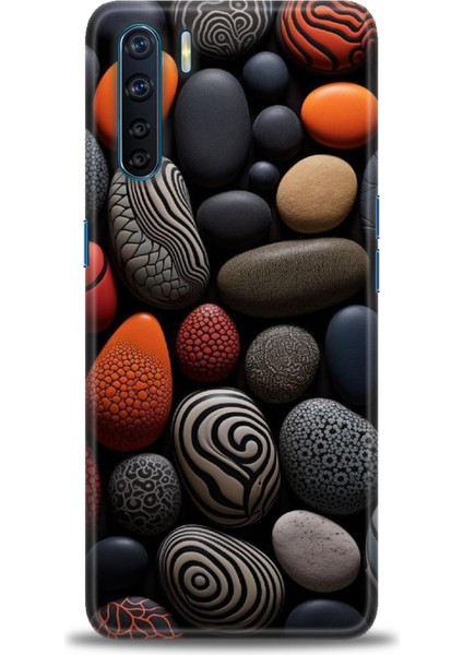 Oppo A91 Kılıf Hd Baskılı Kılıf + Seramik Tam Kaplayan Ekran Koruyucu 344