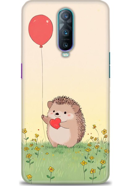Oppo RX17 Pro Kılıf Hd Baskılı Kılıf + Seramik Tam Kaplayan Ekran Koruyucu 305