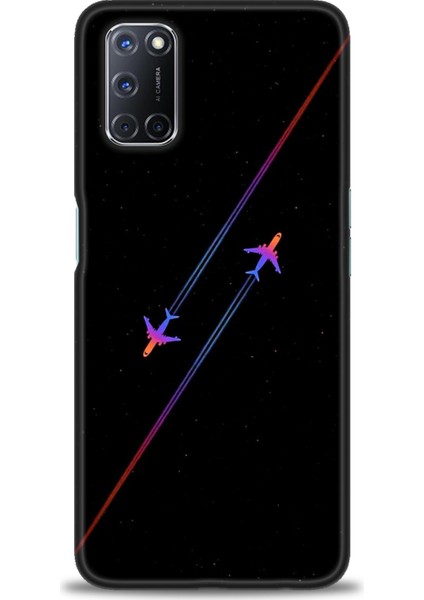 Oppo A92 Kılıf Hd Baskılı Kılıf + Seramik Tam Kaplayan Ekran Koruyucu 390