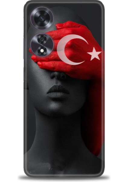 Oppo A60 Kılıf Hd Baskılı Kılıf + Seramik Tam Kaplayan Ekran Koruyucu 246