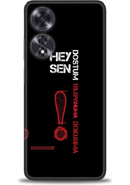 Oppo A60 Kılıf Hd Baskılı Kılıf + Seramik Tam Kaplayan Ekran Koruyucu 392