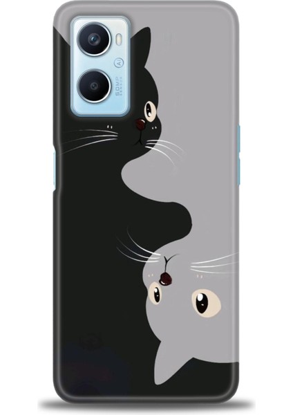 Oppo A96 4g Kılıf Hd Baskılı Kılıf + Seramik Tam Kaplayan Ekran Koruyucu 67