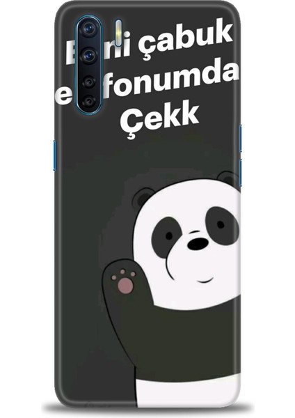 Oppo A91 Kılıf Hd Baskılı Kılıf + Seramik Tam Kaplayan Ekran Koruyucu 156