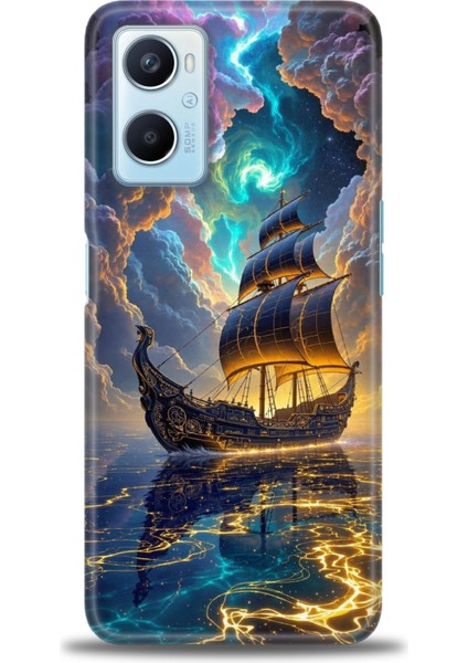 Oppo A96 4g Kılıf Hd Baskılı Kılıf + Seramik Tam Kaplayan Ekran Koruyucu 233